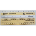 Double Bevel Architectural Ruler / AJJ Scale Group (6")
